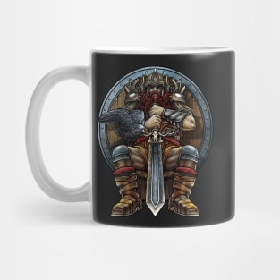 Viking On Throne - Nordic Norse Valhalla Mug